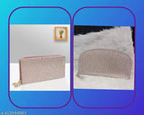 Faux leather embellished wedding clutch combo, free size, perfect for parties and special occasions