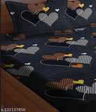 Glace cotton queen size double bedsheet, coarse 90x90 inch sheet for home bedroom