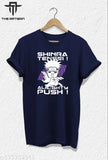 Short sleeve cotton printed round neck t-shirt for men, 100% cotton, size S (38in chest, 26in length)