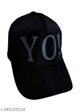 Black Polyster long snapback cap (Men & Boys) - FOXSTON, stylish and protective with UV protection and mesh material, perfect gifting idea