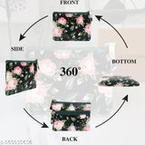 PU leather handbag organizer with zipper, free size (11cm x 9cm), ideal for girls and women's accessories