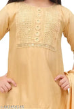 New cotton blend dress in solid color, three-quarter sleeves, suitable for kids 0-10 years, made in India