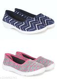 Comfortable synthetic printed ballerina juttis from TPSS Latest Collection - fashionable for women & girls, Velcro fastening