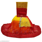 Embroidered Georgette Rajputi Poshak for Women - Beautifully designed party dress with Aari and stonework, semi-stitched in high quality Georgette material