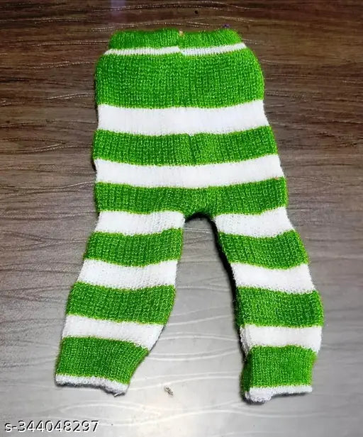 Wool striped winter set for newborn babies (0-3 months), soft, warm, and cozy