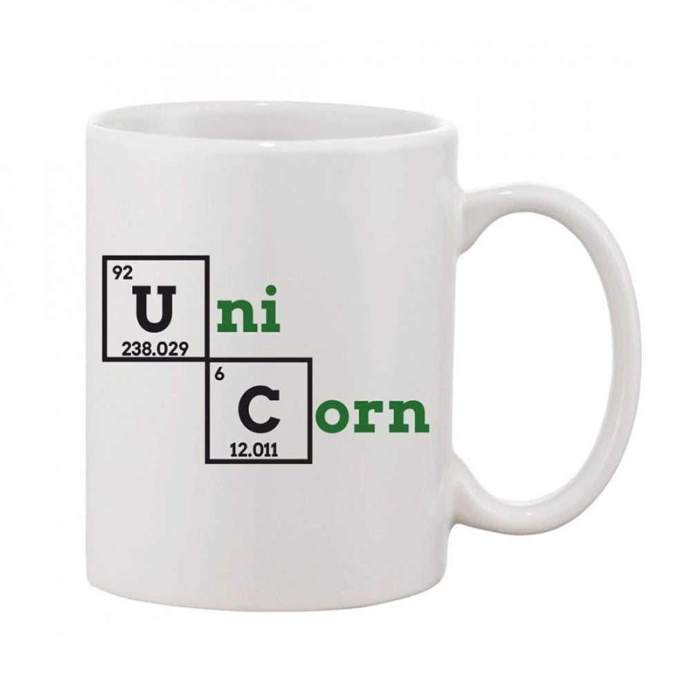 Printed ceramic coffee mug, white, 11oz - ideal gift for any occasion, may slightly differ in actual color compared to images