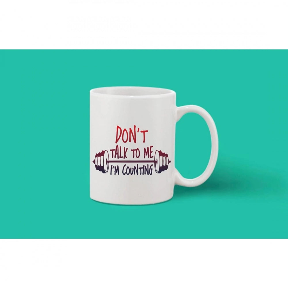 Printed ceramic coffee mug - 11oz white, ideal gift for any occasion, single piece, may appear slightly different in real life