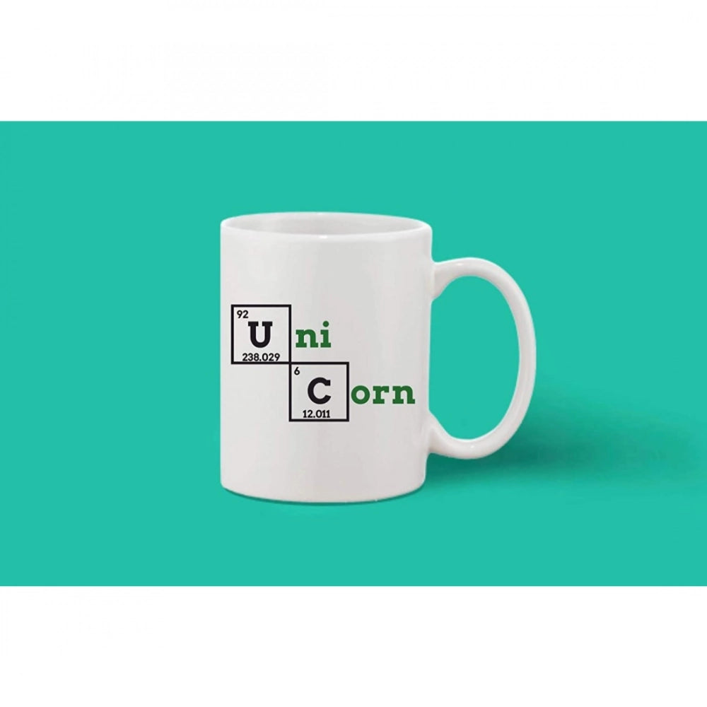 Printed ceramic coffee mug - 1 piece, white, 11oz (ideal gift for any occasion)