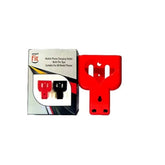 Red heart-shaped charging holder set, universal phone holder for vibration stability (pack of 2)