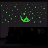 Green vinyl peel-and-stick radium wall sticker, 82x34cm for calming, energy-efficient home decor