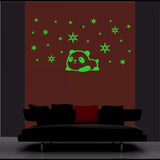 Green vinyl kids room decor peel-and-stick wall sticker, 58x32cm. Calming and relaxing green radium design for child's bedroom