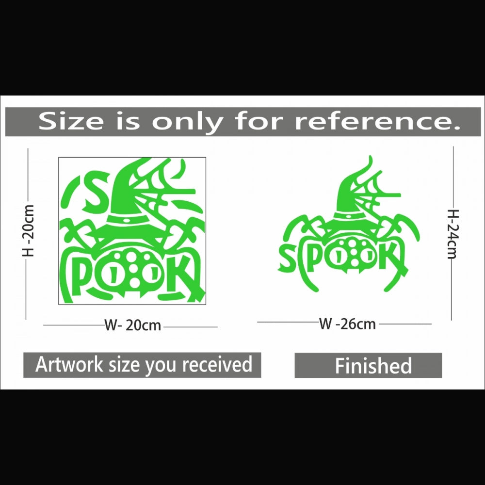 Green vinyl peel-and-stick radium wall decor, 26x24cm, promotes a relaxing atmosphere with calming green design