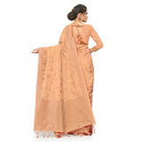 Beige Banarasi Spun Cotton Saree (5-6 Mtrs), traditional weaving for casual or festive wear