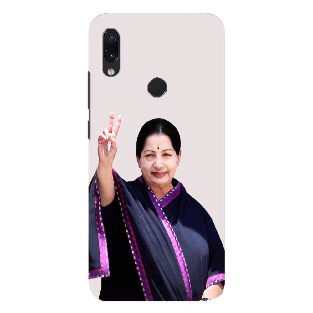 Printed Jayalalithaa hard mobile case cover, high-quality lightweight design, protects phone from scratches and bumps, suitable for all models