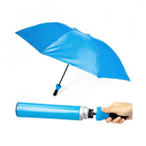 Assorted double-layer bottle umbrella, portable and foldable with bottle cover, ideal for confined spaces or tight door angles