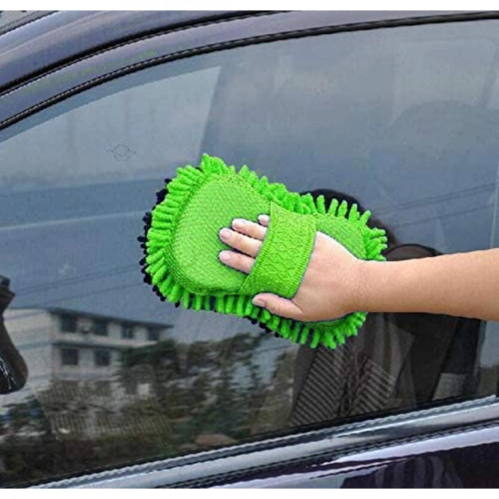 Assorted microfiber wash & dry cleaning sponge, versatile for car, bike, tiles, glass & more. Effective dust, dirt, and grease removal without scratching or damaging surfaces