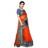 Fanta Kota Doria cotton blend saree with blouse (5-6 mtrs), suitable for casual and festive wear, unstitched blouse