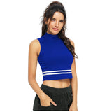 Royal blue polyester knitting western wear top for women, solid pattern, machine wash or hand wash