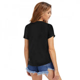 Yellow polyester knitted western wear t-shirt for women, solid pattern, machine washable or hand wash