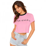 Pink cotton western print T-shirt for women, machine washable or hand washable (S36, M38, L40, XL42)