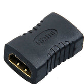 HDMI Adapter Female to Female Extender Jointer Black (Black)