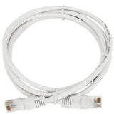 Ethernet Patch Cord CAT5E, RJ45 LAN Cable 1.5 Yards (White)