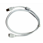 White USB Male to Female Extension Cable, 1.5 yards, supports LCD, LED, TV USB Ports for Printer, PC, External Hard Drive connections