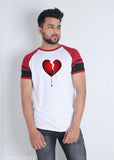 Valentine t-shirt, polycotton, short sleeves, printed design, casual wear