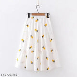 Women's striped foli print polycotton western wear, crepe fabric, size 28-38