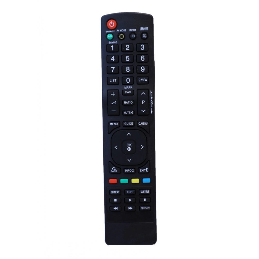 Multi-colored LCD/LED remote URC 78 compatible with LG TVs, ergonomic design, zinc carbon battery, maximum range 30 feet