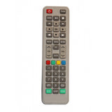 Multi-colored LCD/LED remote V2Gg, ergonomic infrared design for Videocon TV, long range (30ft), Zinc Carbon battery