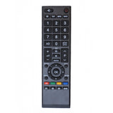 Multi color LCD/LED remote No. 90334, infrared, zinc carbon battery, compatible with Toshiba TV, maximum range: 30 feet