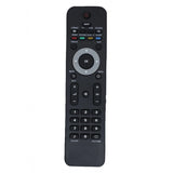 Multi-colored LCD/LED remote URC 33, compatible with Philips TV (same functions), infrared range 30ft, ergonomic design for easy grip and long distance use