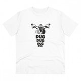 White PC Cotton Men's Bike Ride Design T-Shirt (Half Sleeve, 180GSM)