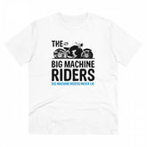 White PC Cotton Men's Bike Ride Design Half-Sleeve T-Shirt (180GSM) - Casual wear for men