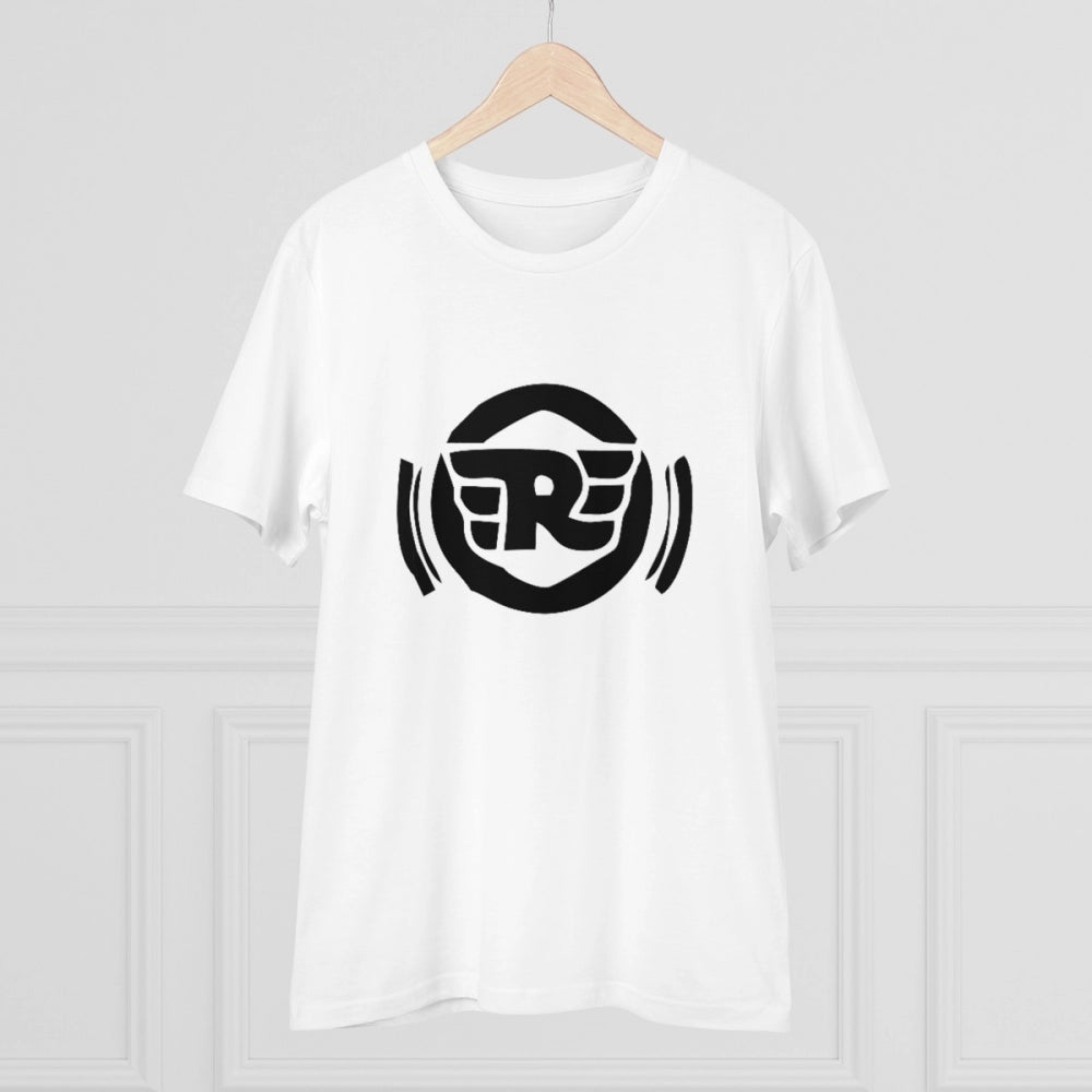 White PC Cotton Bike Ride Design T-Shirt (180GSM), men's casual wear for bike rides