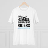 White PC Cotton Men's Bike Ride Design Half Sleeve T-Shirt, 180GSM thread count for casual wear