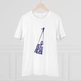 White PC Cotton Men's Bengali Designs Half Sleeve T-Shirt (180GSM), casual wear on model