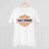 White PC Cotton Men's Bike Ride Design Half Sleeve T-Shirt (180GSM)