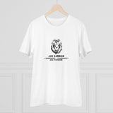 White PC Cotton Jay Sardar Printed Men's T-Shirt, half sleeve with round neck on casual occasion