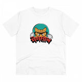 Men's PC Cotton Mamsab Printed T Shirt (Color: White, Thread Count: 180GSM)