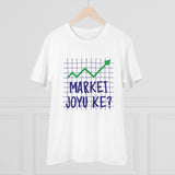 White PC Cotton Market Joyu Che Printed Men's T-Shirt (180GSM), half sleeve round neck casual wear