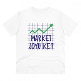 White PC Cotton Market Joyu Che Printed T-Shirt (180GSM), half sleeve, round neck for casual occasions
