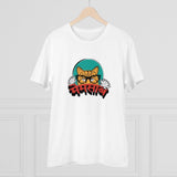 Men's PC Cotton Mamsab Printed T Shirt (Color: White, Thread Count: 180GSM)