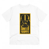 White PC cotton Darth Vader printed men's half sleeve t-shirt, round neck, 180GSM thread count