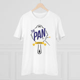 White PC Cotton Men's The Pan PUBG Printed Half Sleeve T-Shirt (180GSM), casual wear with gaming graphics displayed