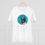 White PC Cotton Men's Star Wars Half Sleeve T-Shirt (180GSM), casual wear with round neck, Star Wars print design