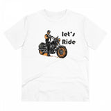 White PC Cotton 'Explore The Unseen' Men's Half Sleeve T-Shirt, 180GSM thread count