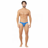 Men's Cotton Spandex Ultra Soft Briefs Underwear (Blue)