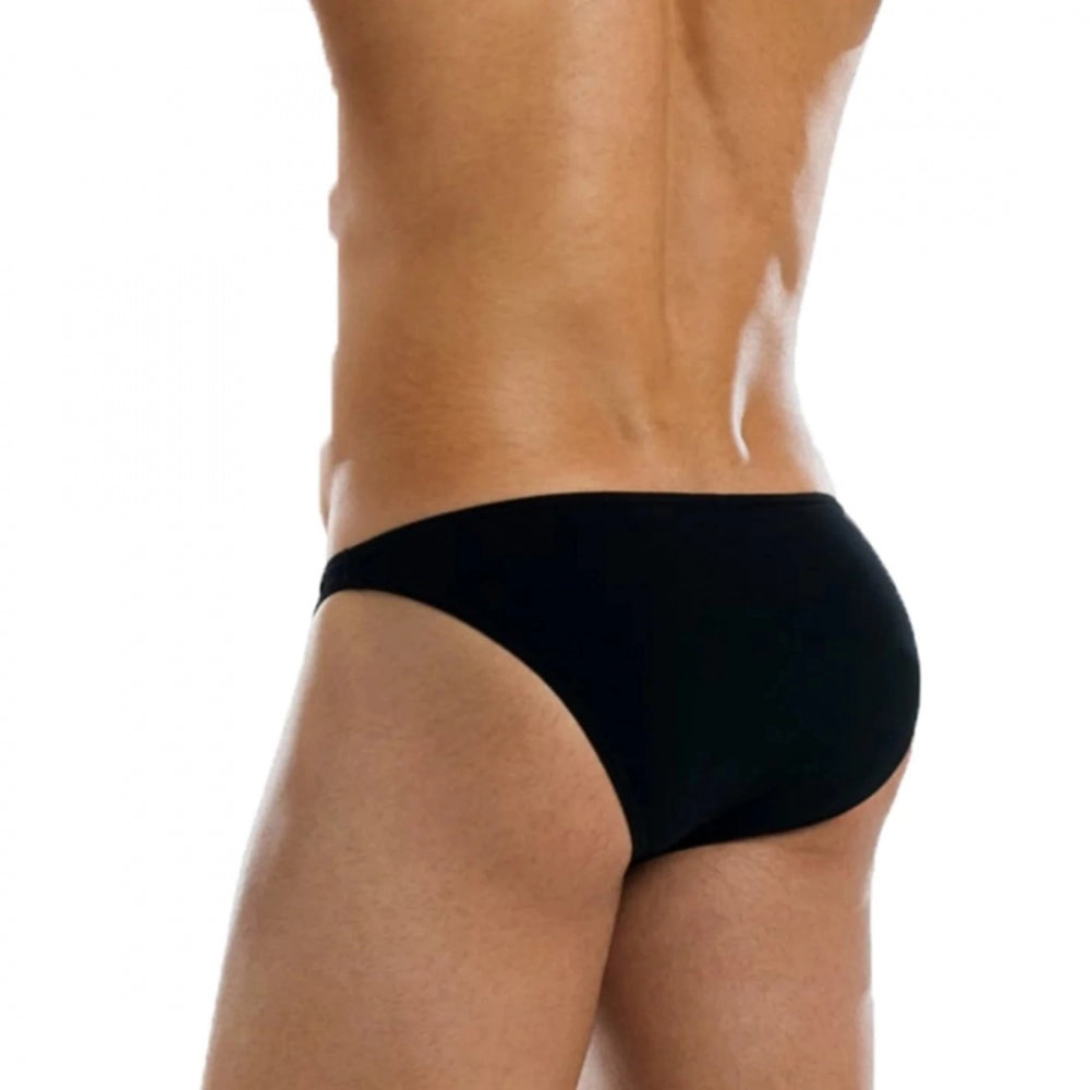 Black bamboo spandex men's underwear - UV-protective, sweat-resistant design